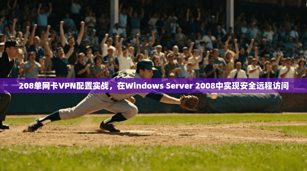 208单网卡VPN配置实战，在Windows Server 2008中实现安全远程访问