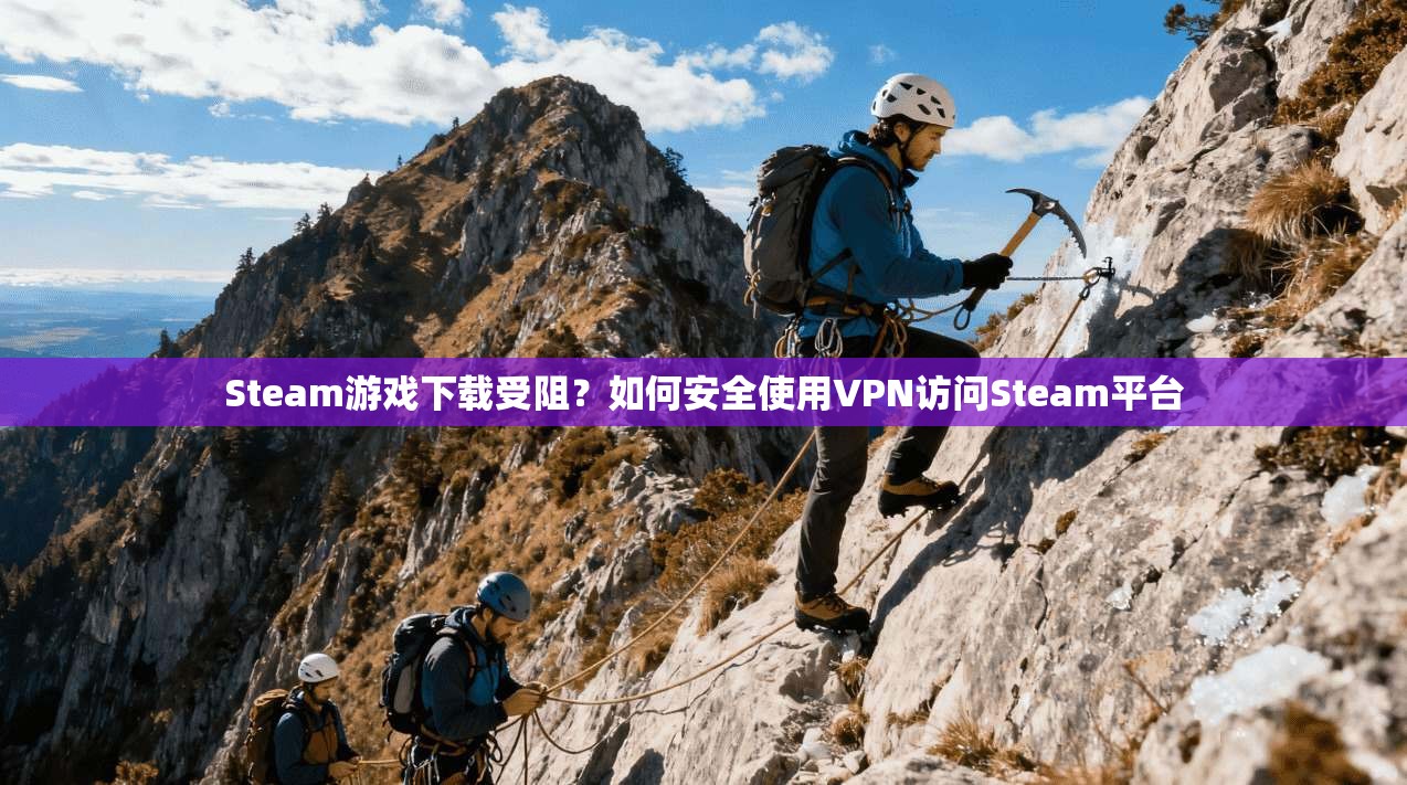 Steam游戏下载受阻?如何安全使用VPN访问Steam平台