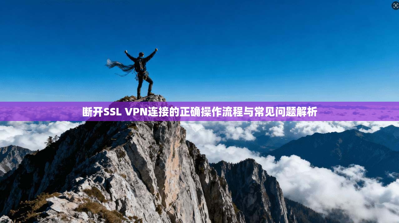 断开SSL VPN连接的正确操作流程与常见问题解析